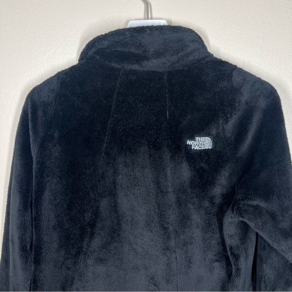 The North Face Women's Osito Fleece Black Zip Up Fuzzy Jacket Size Medium - Picture 8 of 9